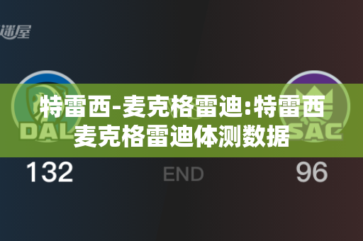 特雷西-麦克格雷迪:特雷西麦克格雷迪体测数据